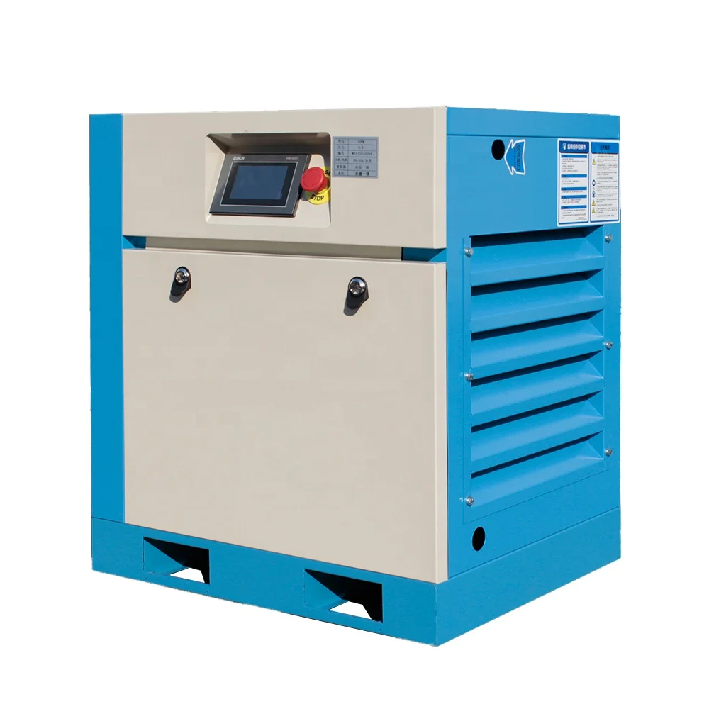 

Best Price Industrial Air Rotary 7.5 kW 10 HP Screw Compressor Energy Saving Lubricating Air Compressor, CE Certified