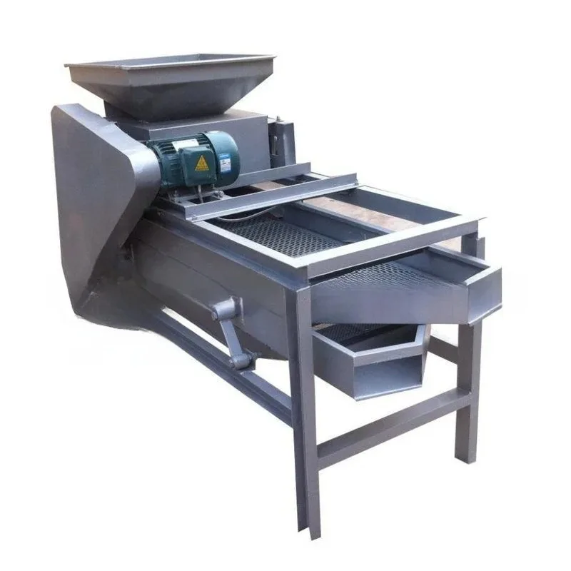 Nut Crushing Almond Walnut Crushing Customized Automatic Almond Peeling  Apricot Kernel Crushing