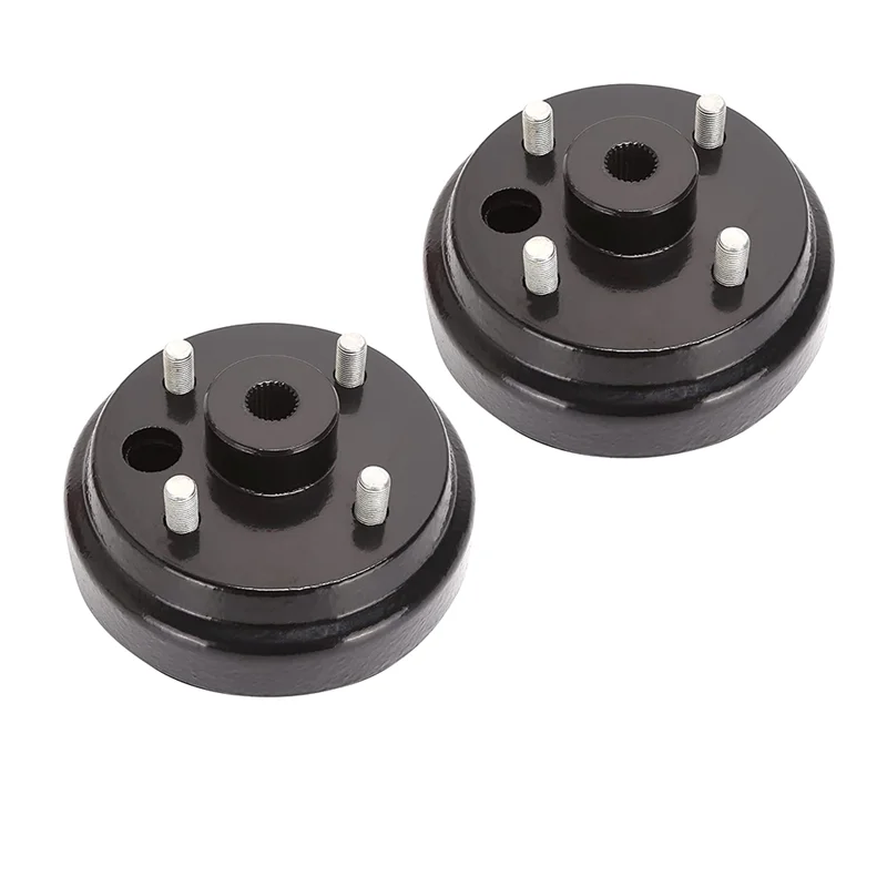 

2Pcs Golf Cart Brake Drum Hub Assembly for 1982-Up EZGO TXT PDS Electric Cart (Not Fit Gas Models) 19186G1 19186G1P