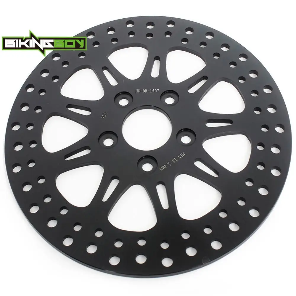 BIKINGBOY Sportster XLH 1200 88-99 XLH 883 85-99 XL1200S 96-99 FXDBS 91 92 FLH Electra Glide 81 82 83 Rear Brake Disc Disk Rotor