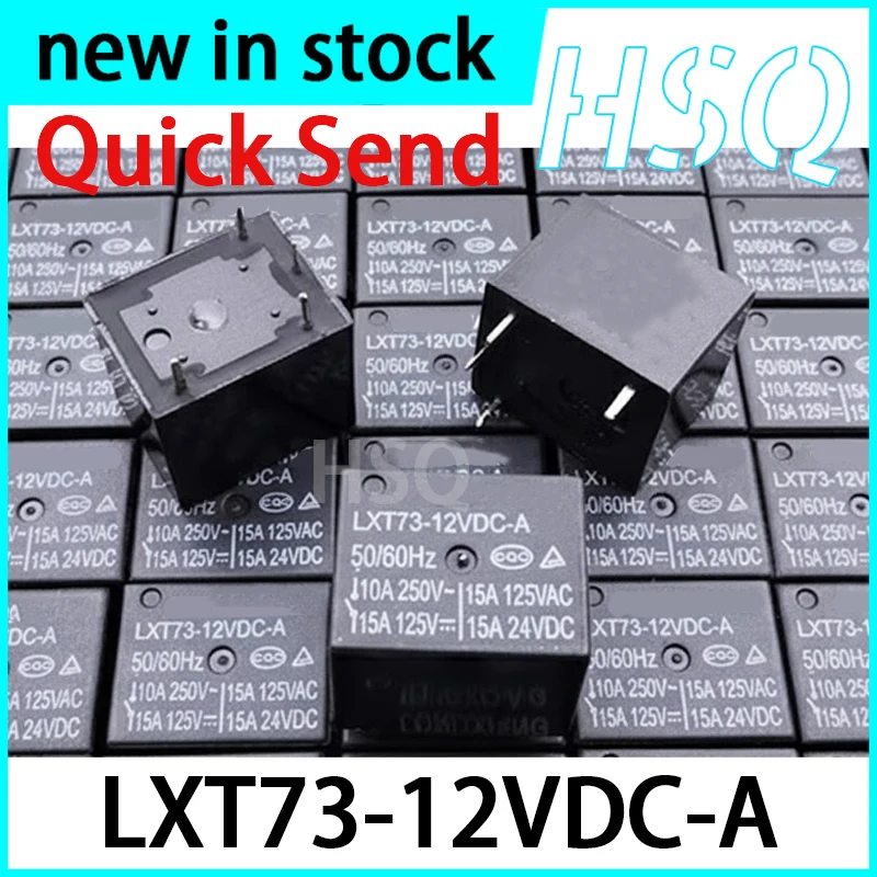 5PCS New LXT73-12VDC-A 4-pin 10A Relay