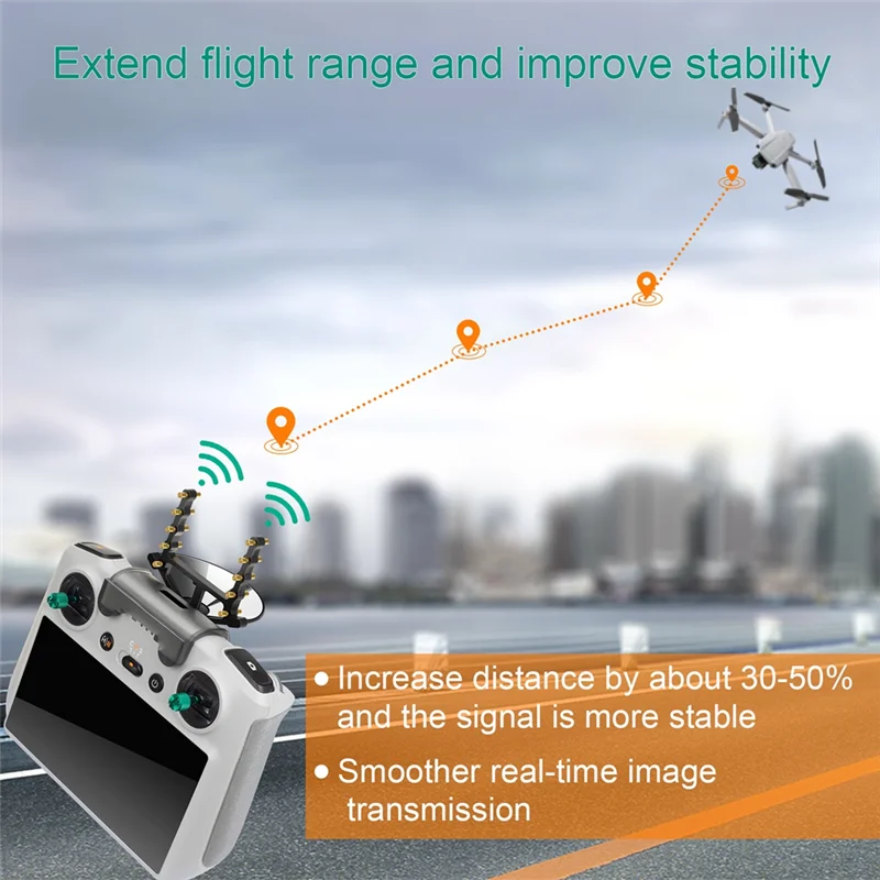 Antenna Signal Booster Amplifier for Mini 3/Mini 3 Pro Drone for RC Remote Controller Signal Extender