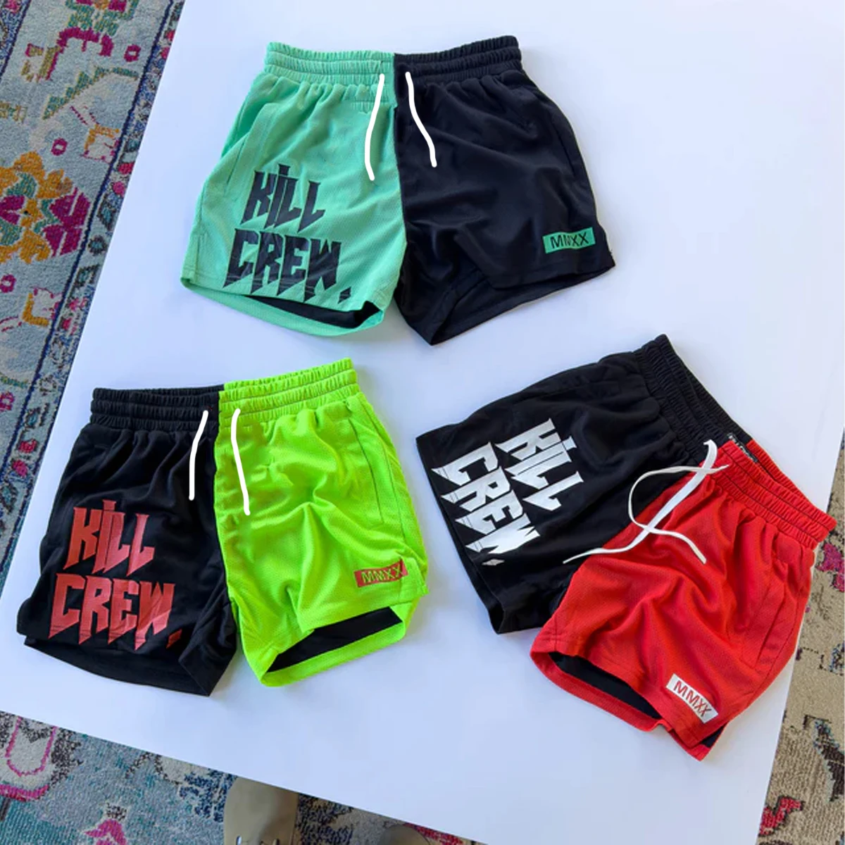 

Лето 2025 г., хит продаж, шорты для бодибилдинга, повседневные шорты для бега, спорта, фитнеса, дышащие сетчатые бермуды, тренировочные шорты для бокса