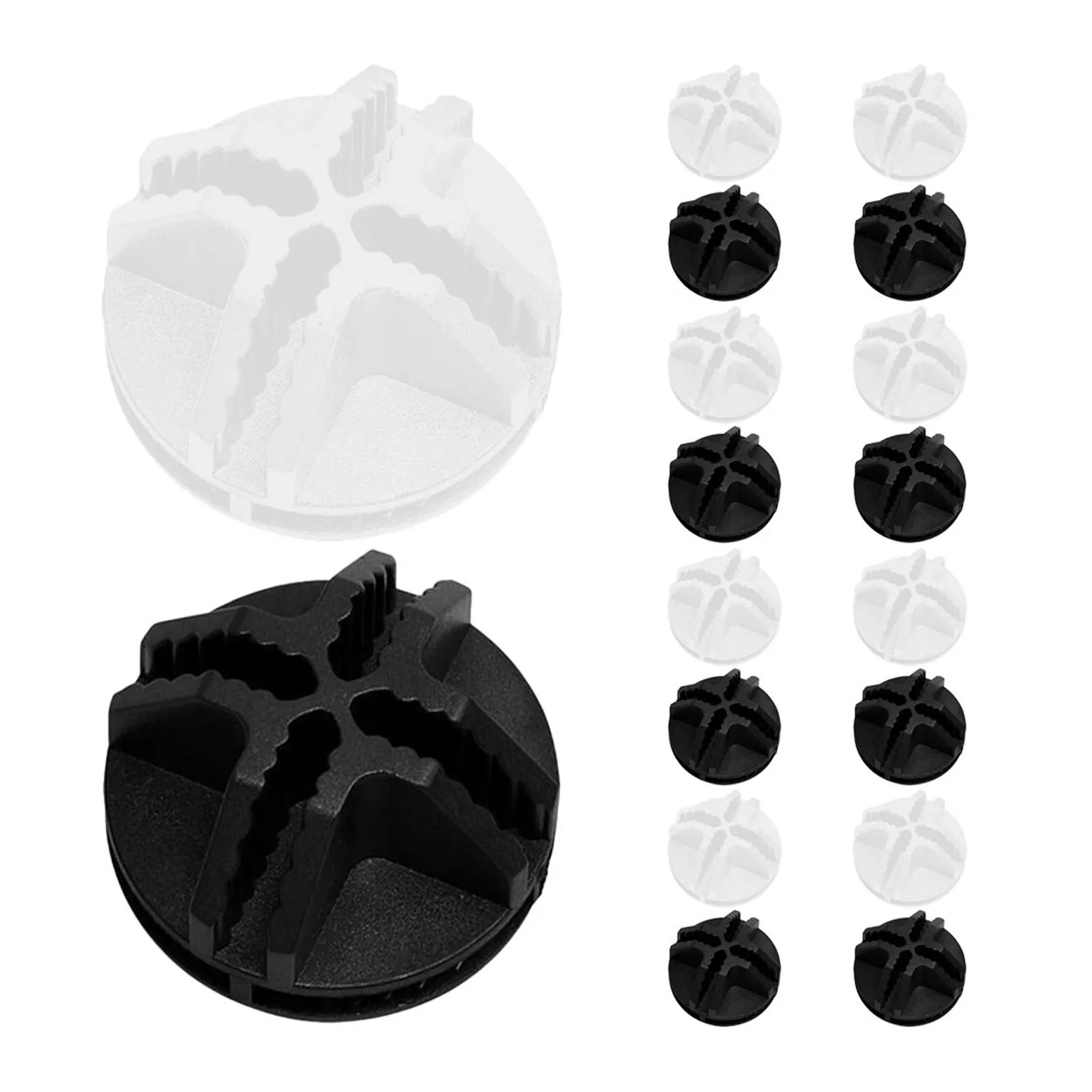 

30 шт. пластиковых соединителей для сборки стеллажей, обувных шкафов, клеток для животных, манежей, модульных систем хранения, легкие и простые в использовании