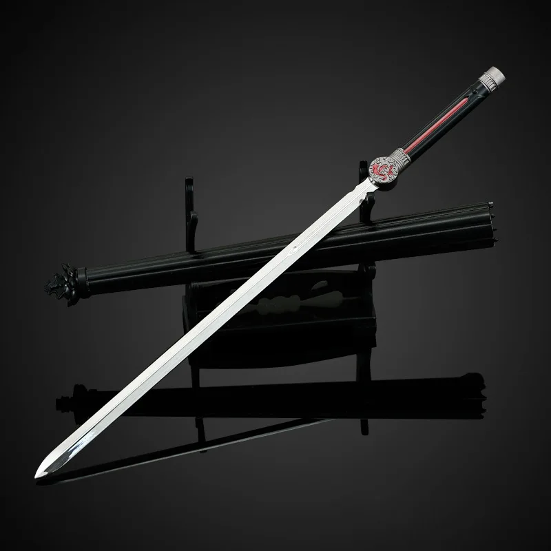 Blood River Film Randapparatuur Metaal Ambachten Ornament Decoratieve Zwaarden Model Ambachten SuChanghe Paraplu Zwaard Collecties Mes Speelgoed