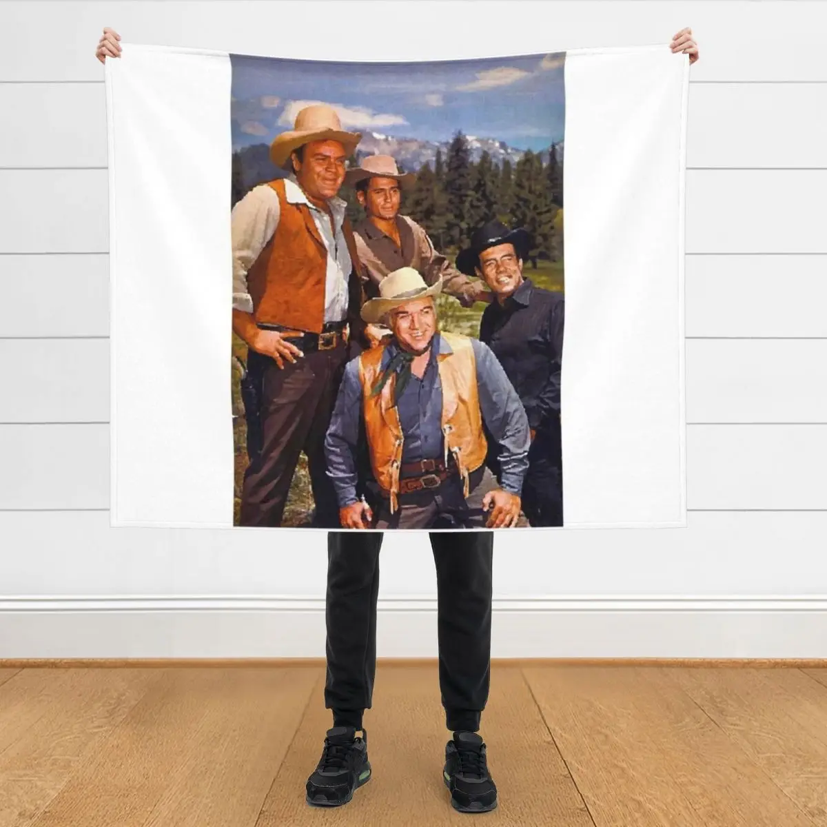 

bonanza family Throw Blanket Decorative Sofas Picnic Soft Big Hairys Blankets