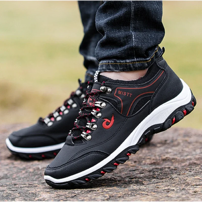 Casual Sports Shoes for Men Non-Slip Outdoor Men\'s Shoes Spring Hard-wearing Walking Shoes New Comfortable Travel Male Sneakers