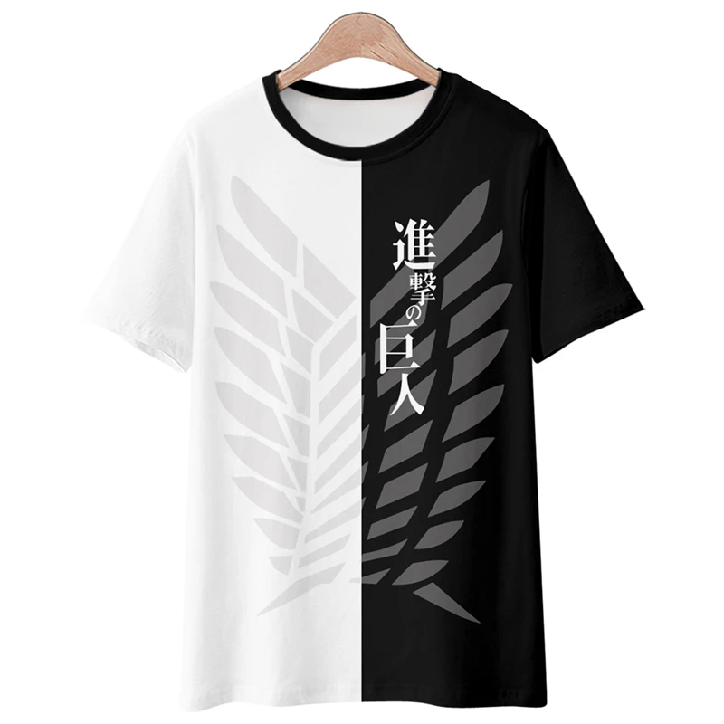 T-shirt anime giapponese 3D per uomo e donna in estate.