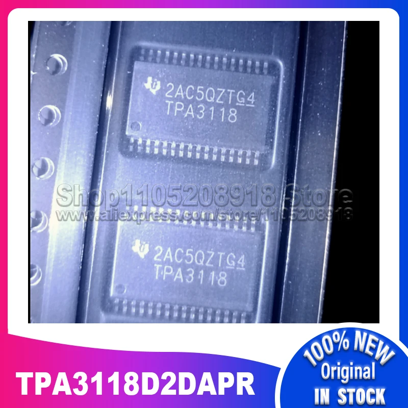 10 PZ/LOTTO TPA3118D2DAPR TPA3118D2DAP TPA3118D2 TPA3118 HTSSOP32 100% Nuovo Spot stock