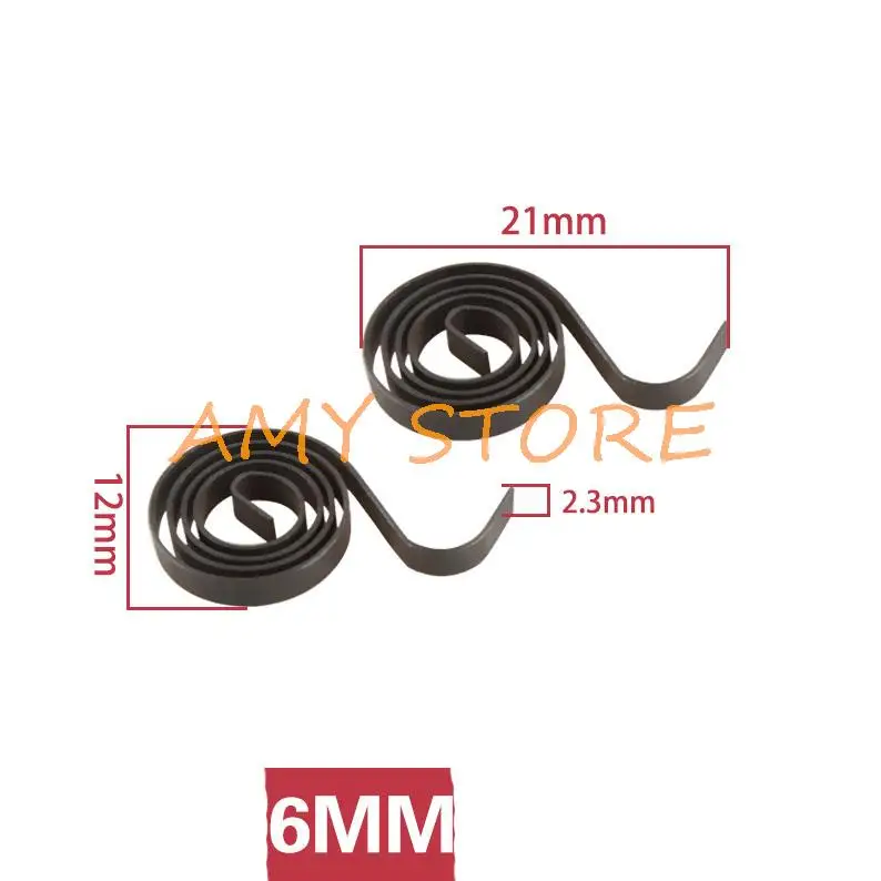 4pcs Repair Part CarbonBrush Holder Coil Spring for Bosch 6-100 GWS7-100 Bosch 180 Angle Grinder Dragon 6 10 13mm Electric Drill