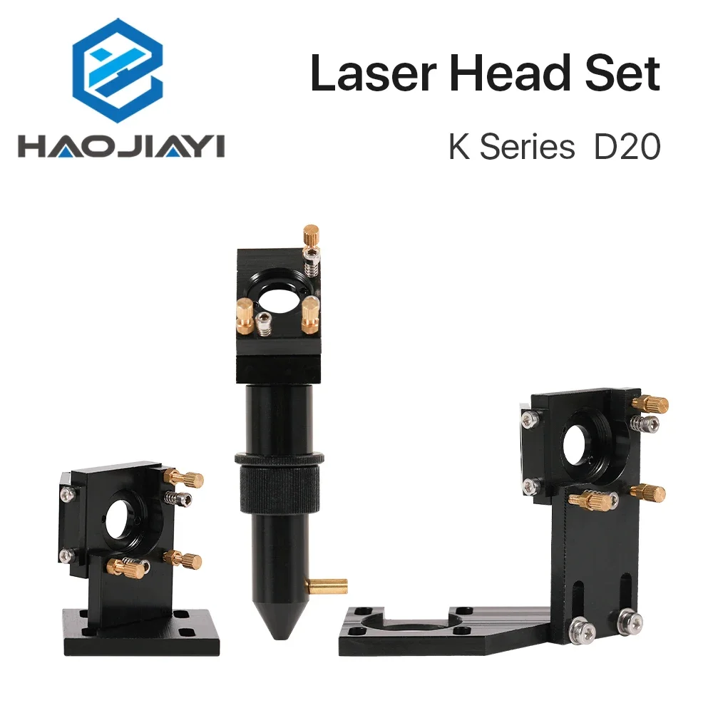 

CO2 Laser Head Set K Series D12 18 20 Lens 50.8mm Focal Matte Black for 2030 4060 K40 Laser Engraving Cutting Machine