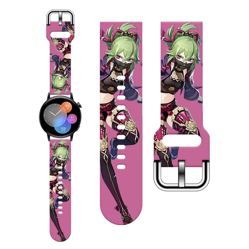 

20MM Anime series 2 printed watch band for Samsung Galaxy Watch 7/6 40mm 44mm Band Replaceable Bracelet for Xiaomi Huawei Watch