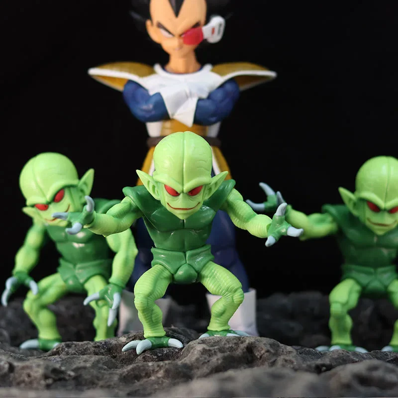 9CM Dragon Ball Z Figura E Premio Grower Saibaiman Action PVC Figure Collezione Modello Giocattoli per Regali per Bambini