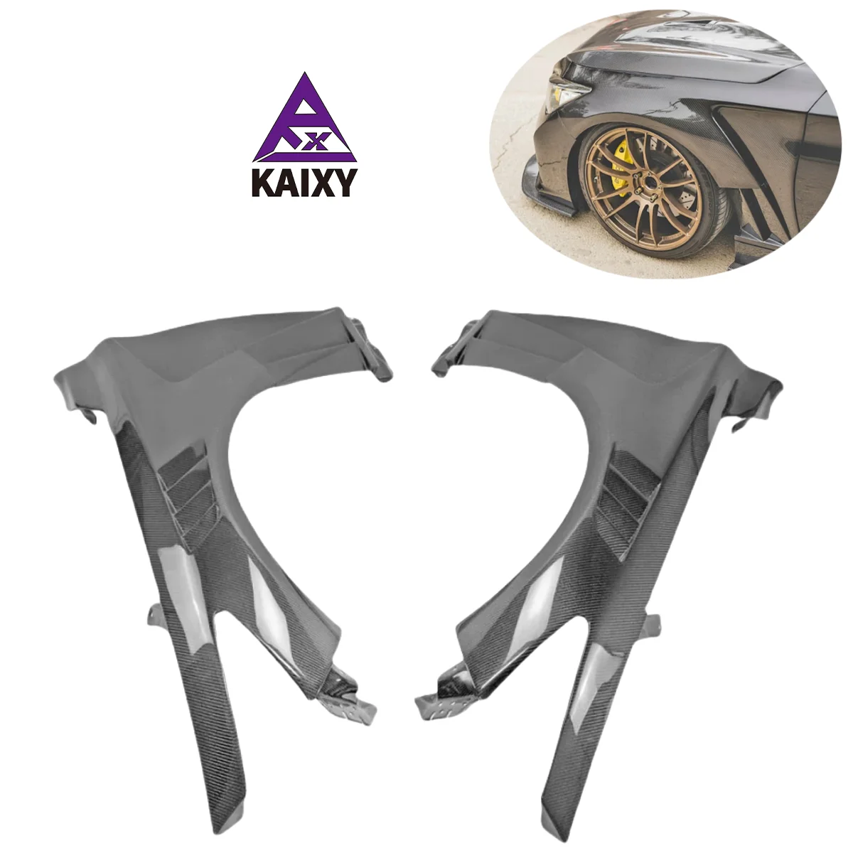 

Epa Style Carbon Fiber Front Vented Fender for Infiniti Q50 V37 Bodykit