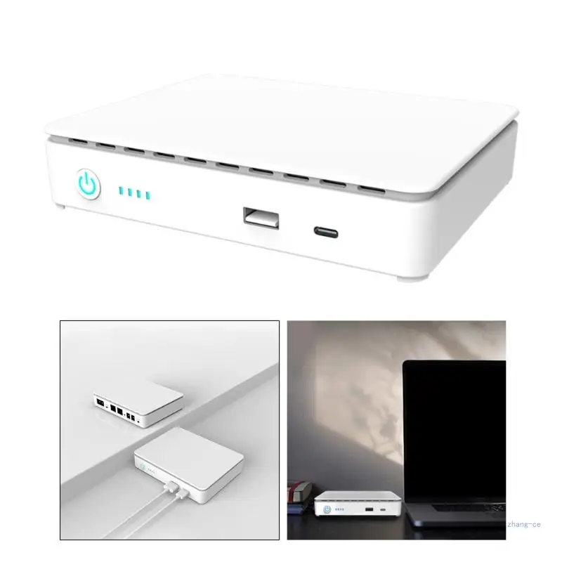 M5TD 10400/15600mAh Mini UPS Battery Backup for WIFI Router LED Light Strip Security