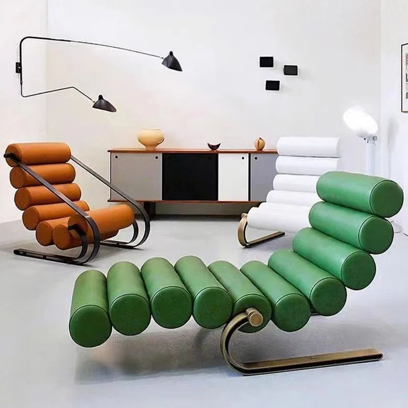 

A Italian Designer Single Lounge Chair Creative Stainless Steel Special-Shaped Leisure Chair For Living Room Hotel Villa Salon