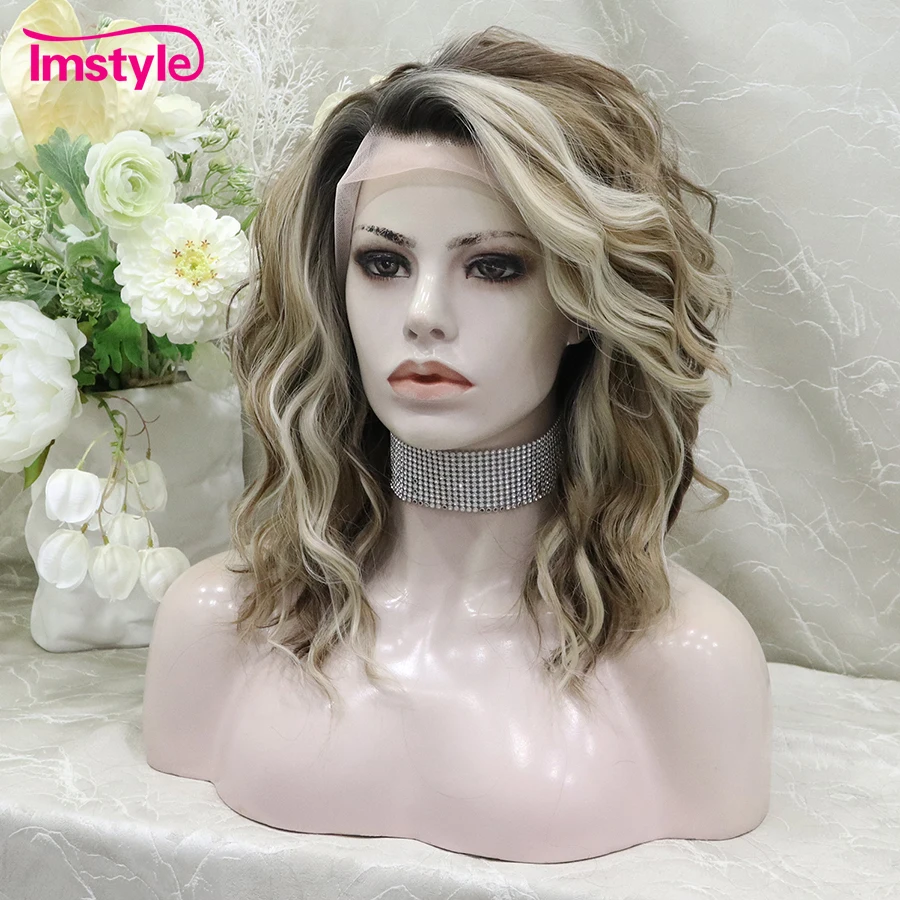 Thumbnail 3 - #19 Heat Resistant Synthetic Lace Wigs Sale