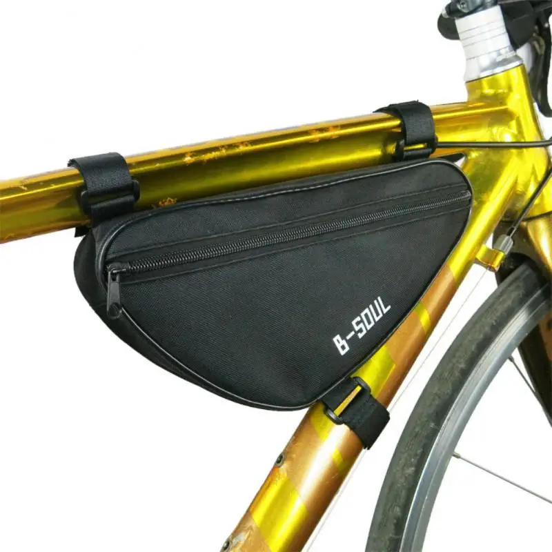 Bike Bag Three-point Fixing Stability Slash Bag Riding Front Bag Storage Bag Beam Bag Seven Colors Triangle Bag