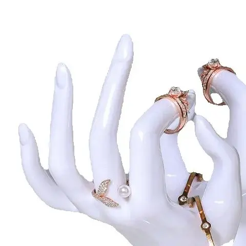 

Ring Display Stand Plastic Ok Hand Model Jewelry Shooting Live Props Bracelet Bracelet Display Stand