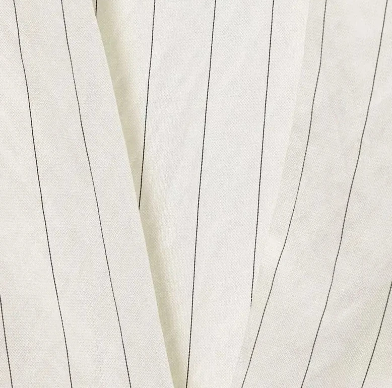 Spring Autumn Women Shirt Gentle Versatile Loose Fit Vertical Striped Split Lapel Long Sleeve Casual Blouse Top