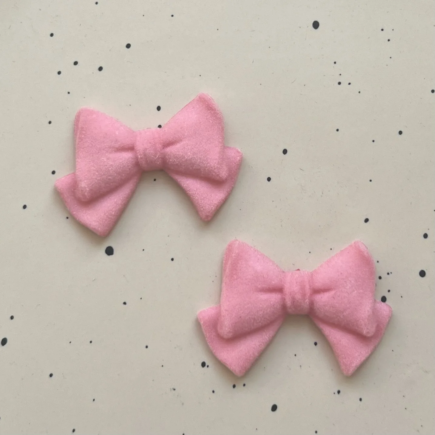 5pcs miniso series pink bow cartoon resin flatback cabochons diy crafts materials jewelry making charms