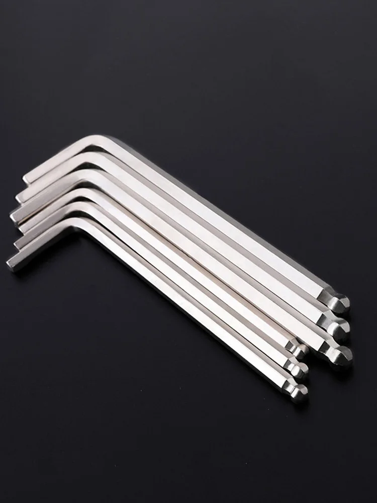 AliExpress GREENERY 9Pcs Allen Key Set Flat Head / Ball End Metric Portable Hex Wrench High-strength L Wrench Bicycle Repair Tools