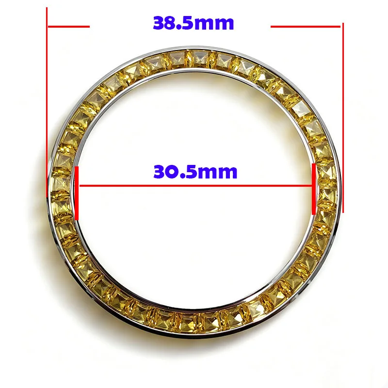 Rainbow Zircon Diamond Outer Ring Is Suitable For Daytona Watches With An Outer Diameter Of 38.5mm