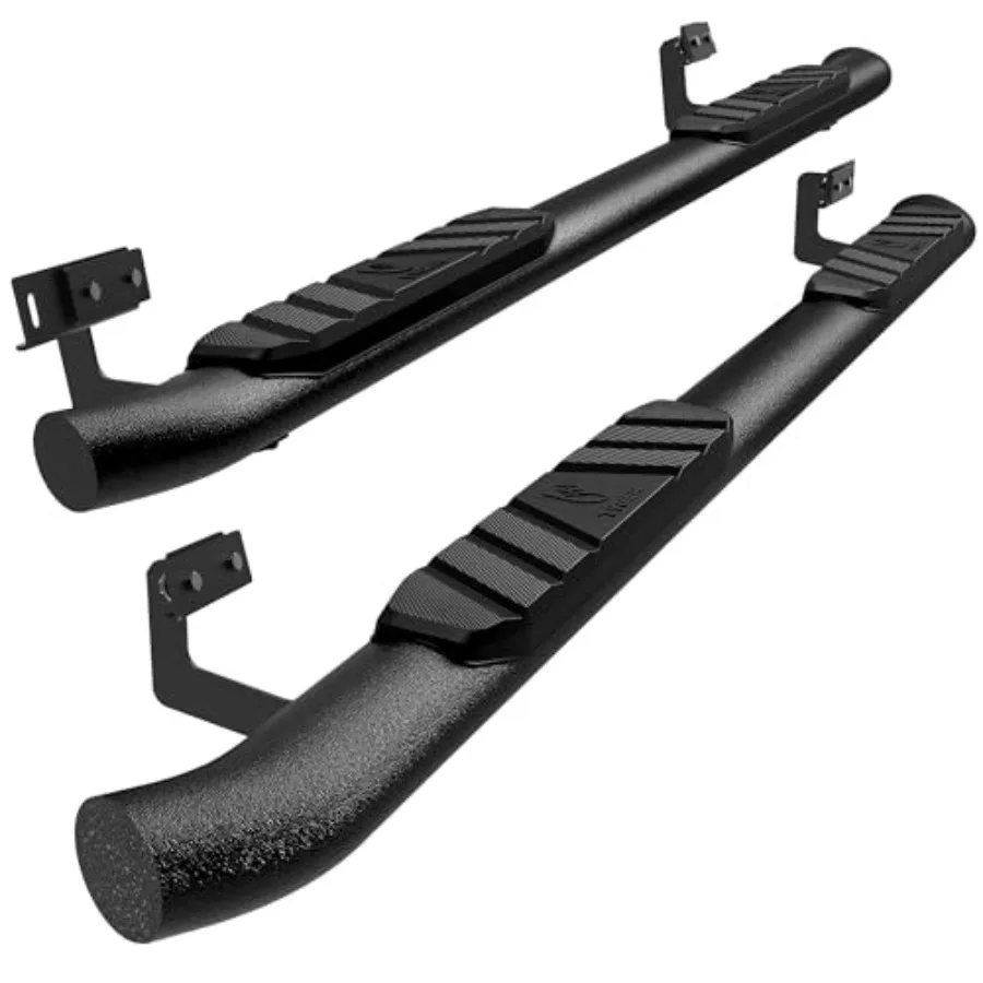 

Rider Running Boards for 1997-2003 Ford F-150 F-250 LD and 2004 F-150 Heritage Supercab; 3.5-inch Side Step Rail Nerf Bars; Ste