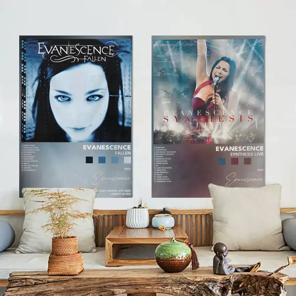 Rock Band E-Evanescence Tapestry For Indoor Outdoor Living Room Bedroom Patio Durable Versatile Decor All Weather Use