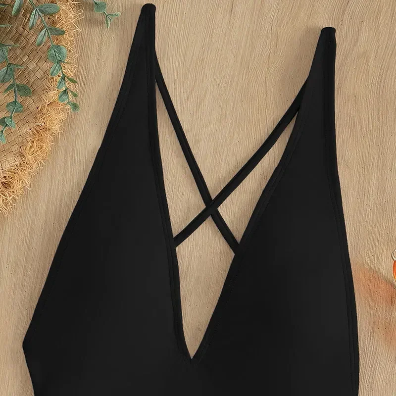 Push Up Bikini High Waist Swimsuits Swimwear Women 2025 New Twisted Bikinis Set Halter Bathing Suit Beachwear Summer
