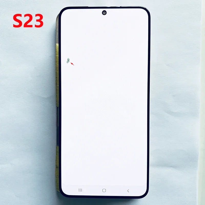 With Black Dot S23 Super AMOLED Screen For Samsung S23 5G S911B S911U S911E LCD Display Touch Screen Digitizer Assembly For S23