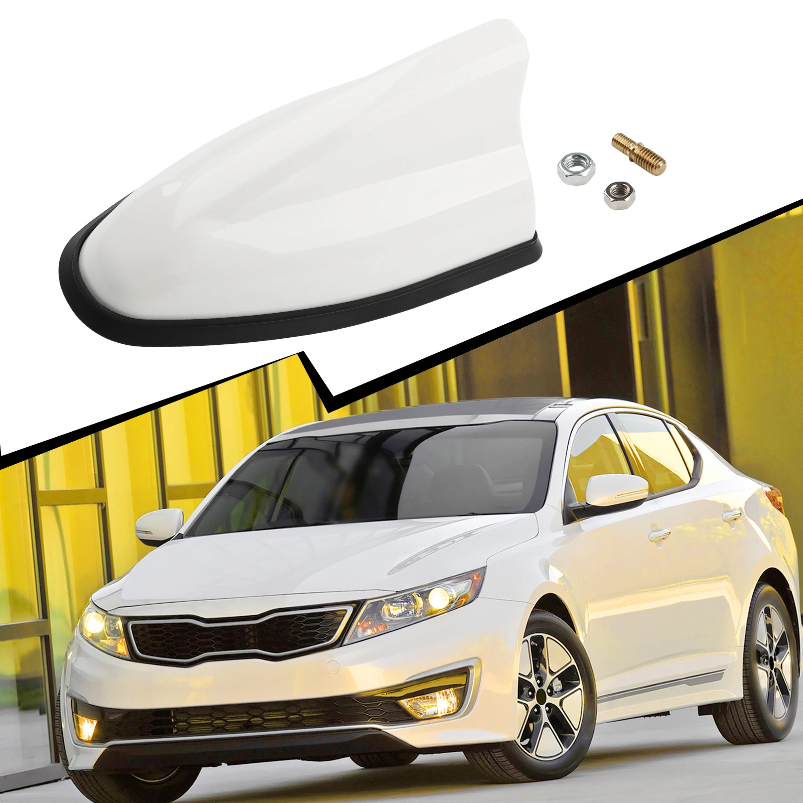 Car for antenna Decorative Cover for Kia Vehicles Offering Waterproof Protection and Sturdy Fixation on for antenna Base