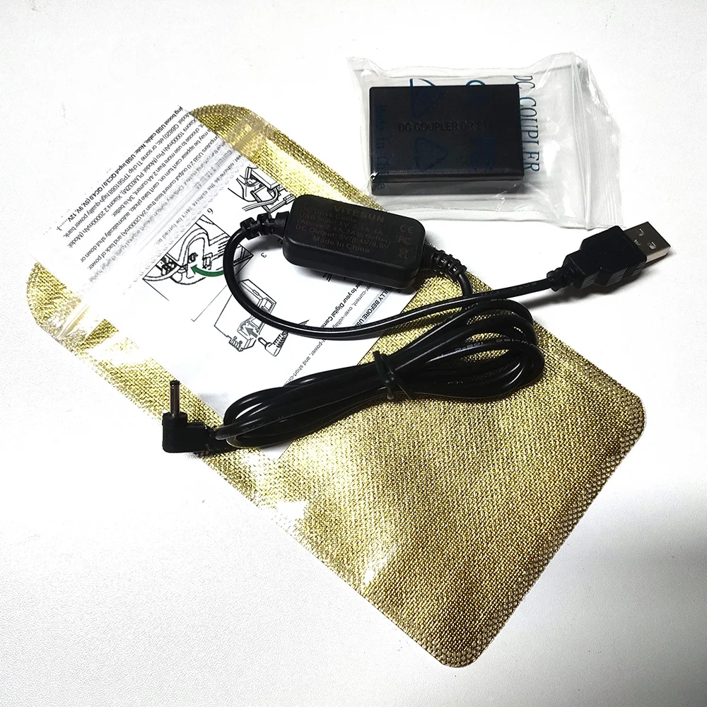 ACK-E17 Power Bank USB Charger Cable+DR-E17 DC Coupler LP-E17 Dummy Battery for Canon EOS-M3 EOS-M5 EOS-M6 MarkII Digital Camera