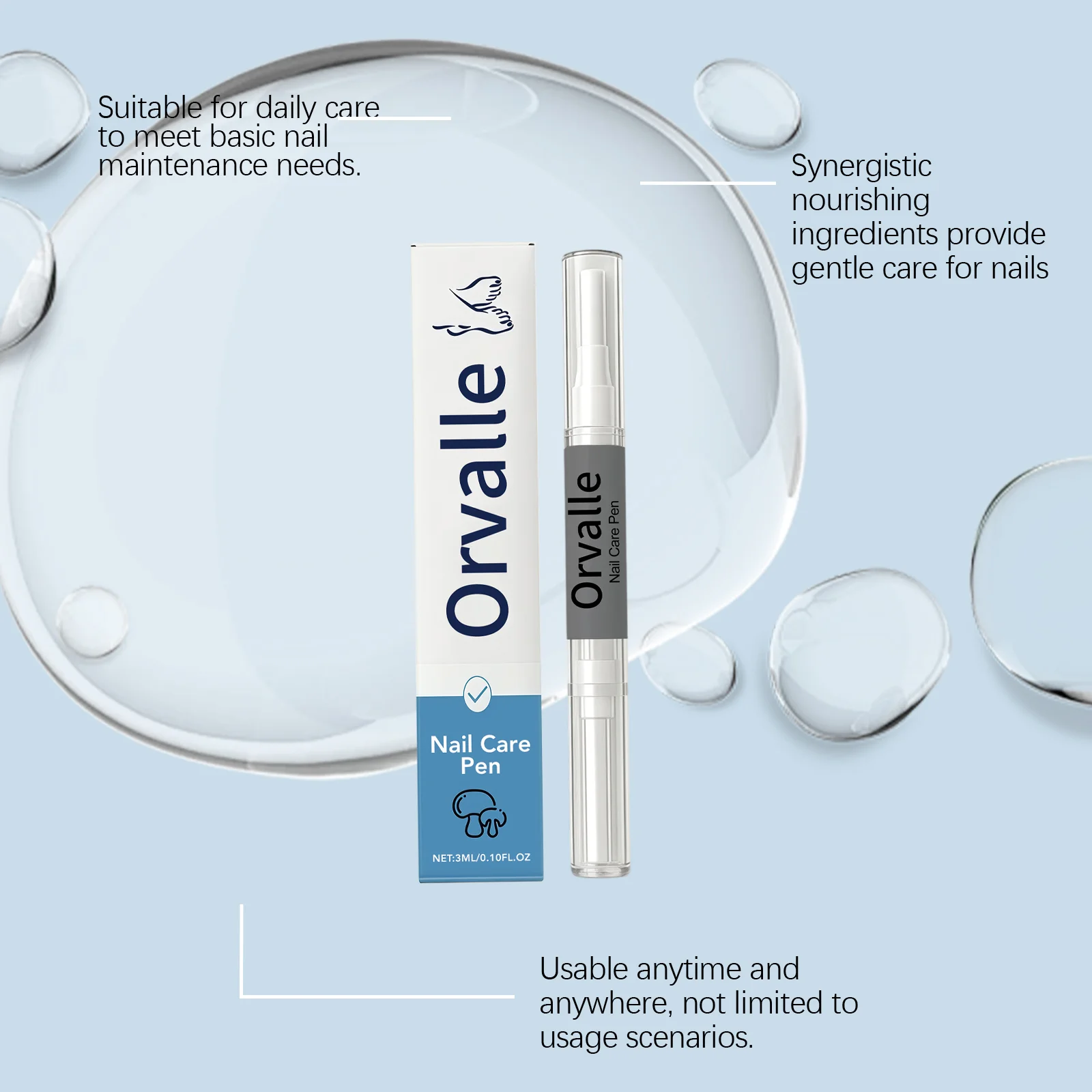 ネイルリペアペン 爪に栄養を与える 爪の破損を軽減する ダメージを防ぐ 乾燥を防ぐ ひび割れを防ぐ ひっかき爪を除去する 爪を強化する ケアペン