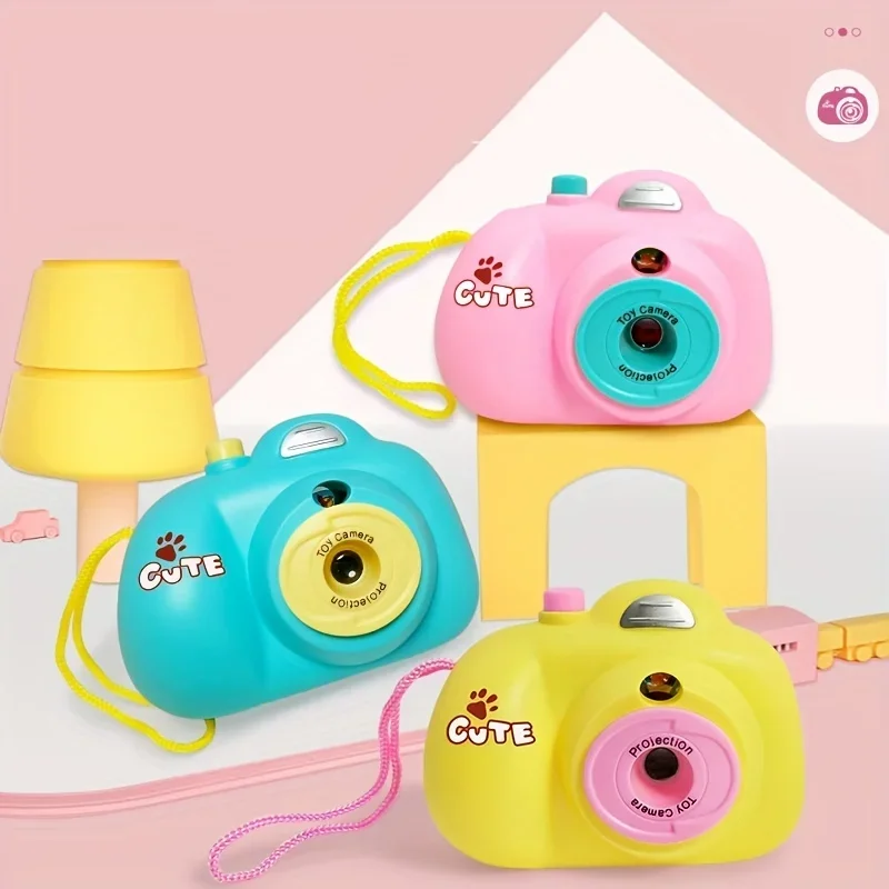 1Pcs Fun Animal Slideshow Projector, visualizzazione di piccole fotocamere, bomboniere per bambini, regali di festa, giocattoli educativi per l'apprendimento precoce