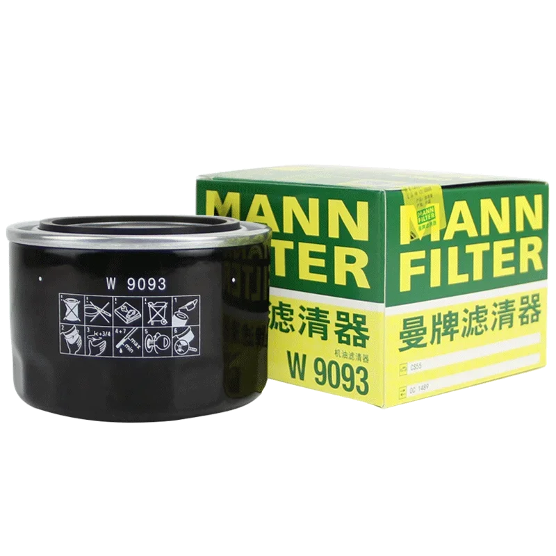 MANN FILTER W9093 Oil Filter Fits CHANGAN CX70 A800 CS55 EADO XT H15T002-1200 1012010-B02