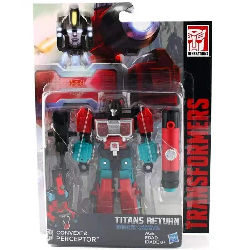 In Stock Takara Tomy Transformers G Series Titan Returns D-Class Perceptor Robot Anime Action Model Toys Gift Figure