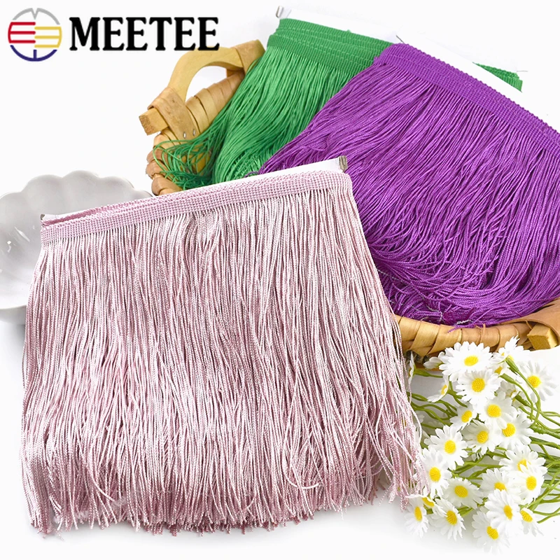 

5Yards 10-30cm Color Fringe Tassels for Latin Dress Lace Trim Curtain Sofa Cover Cushion Tassel Fringes Sewing Craft Material