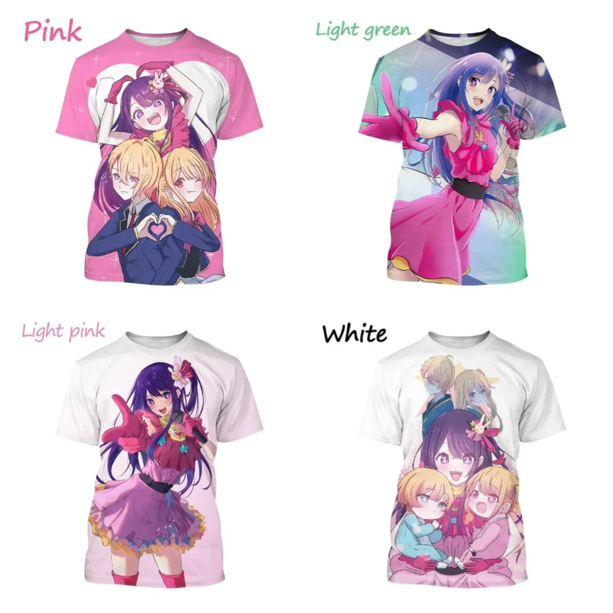 

Лето 2025 г., хит продаж, новая футболка анимационной серии, 3D модная уличная футболка с короткими рукавами и круглым вырезом, повседневный уличный дышащий топ