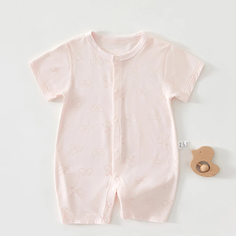

Baby Girl Clothing Summer Thin Baby Jumpsuit Short Sleeve Air Conditioning Baby Rompers Boys Infant Boutique Clothing