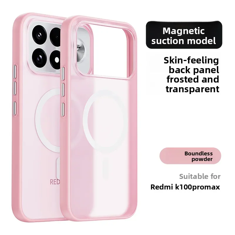 Luxuriöse Mattierte Klare Acryl-TPU-Schutzhülle für Xiaomi POCO F9 Ultra/F9 Pro mit MagSafe Magnetladefunktion und Schutzrückseite – Detail 9