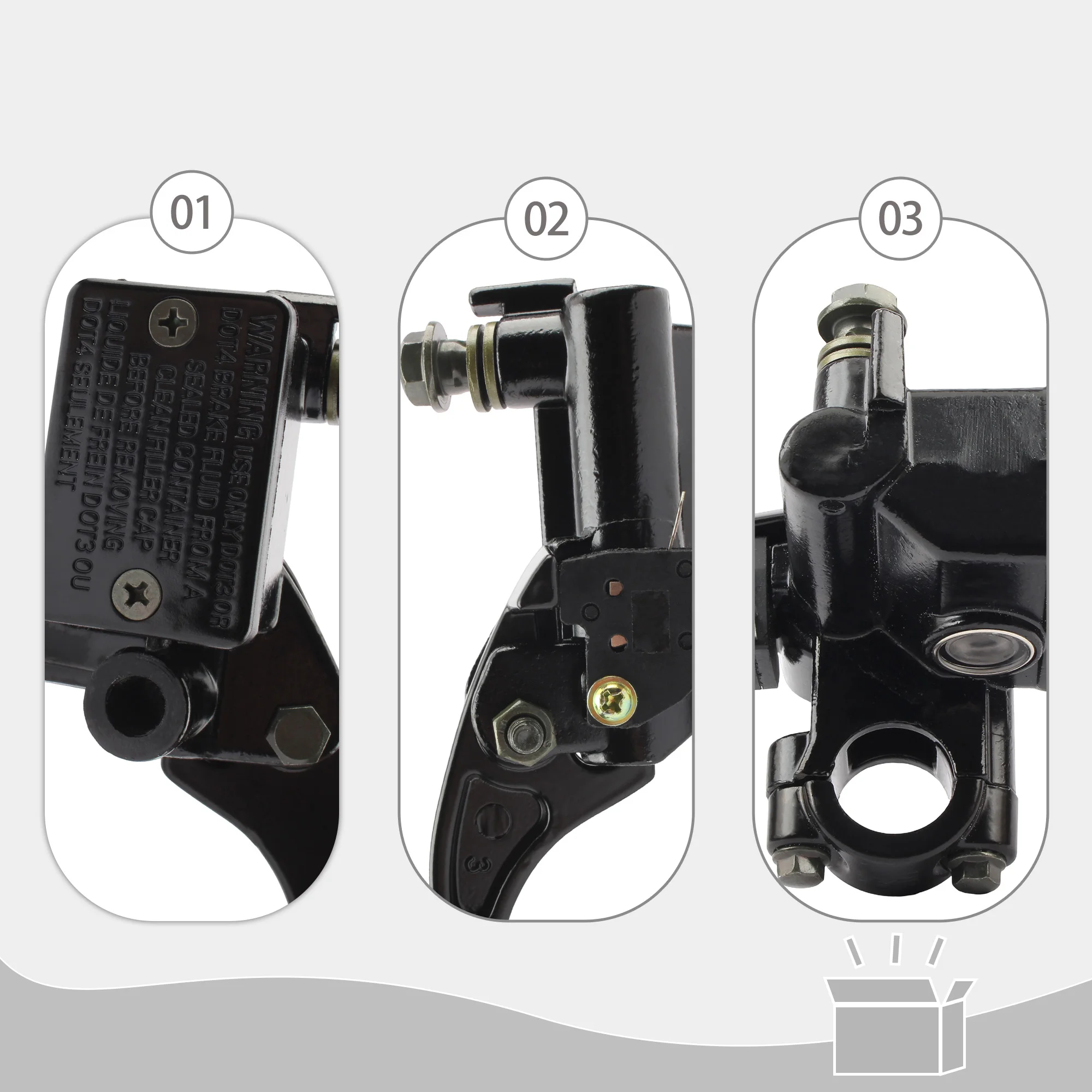 7/8 "22 مللي متر لهوندا TRX250 TRX300 الأيمن الجبهة دواسة فرامل أسطوانة رئيسية مضخة هيدروليكية رافعة ل TRX125-TRX420 ATV أجزاء