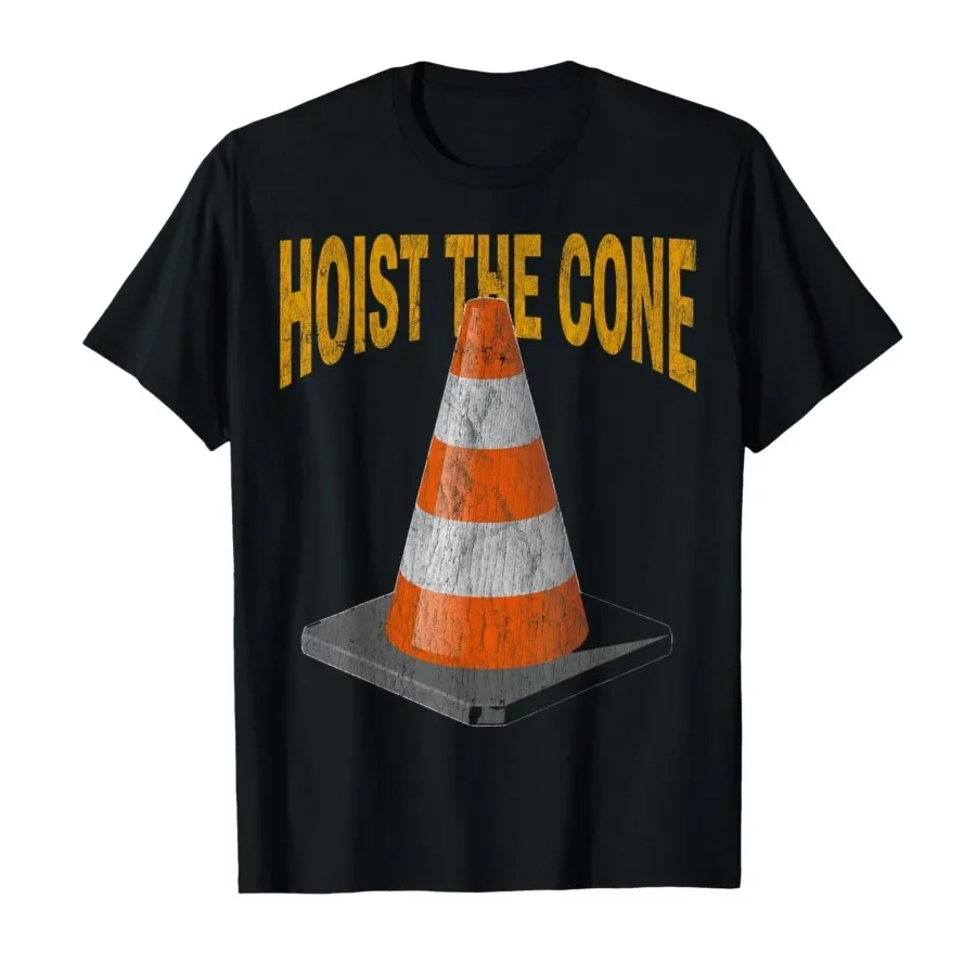 

Pirates Hoist The Cone T-shirt For Men Women 100% Cotton T Shirts Short Sleeve Tops 0406-3