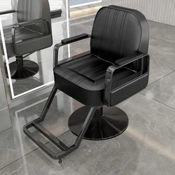 Hair Salon Equipment Furniture Set Professional Barber Chairs Master Chair on Wheels Vintage Reclining Pink Hairdressing Beauty