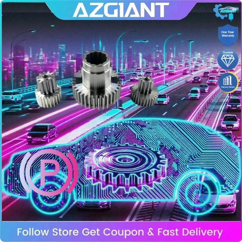 

AZGIANT for Kia K9 Quoris Sorento K900 Car Handbrake Parking Engine Motor Gear Set Replace OEM Durable Alloy Upgrade Accessories