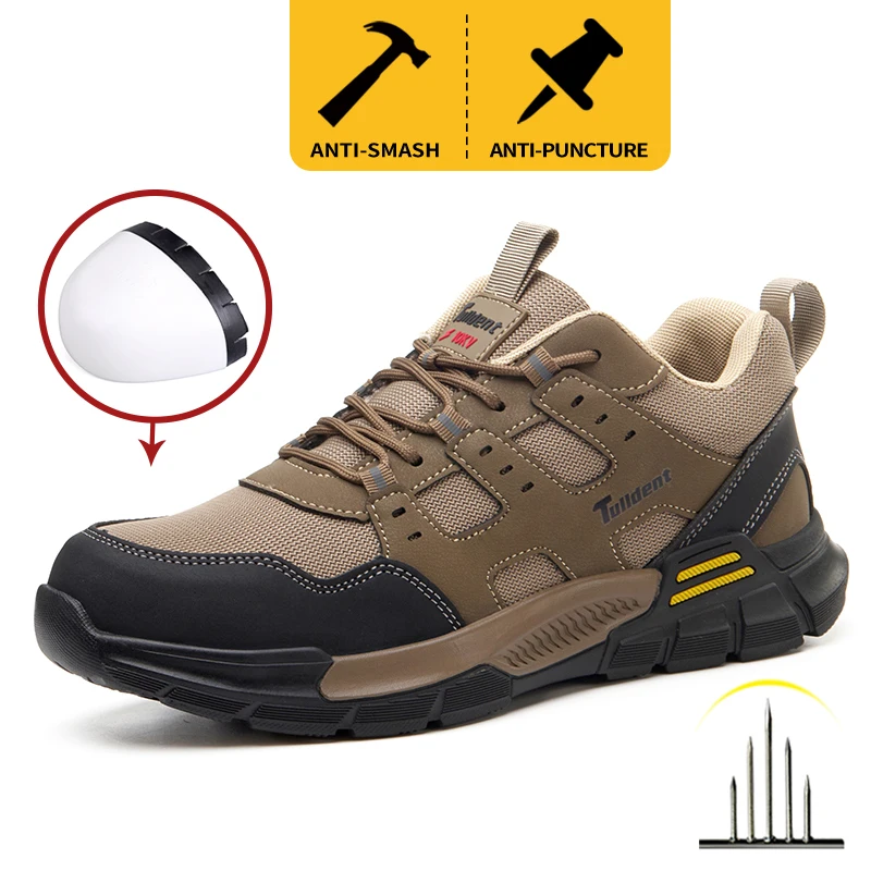 Men's Safety Shoes, Puncture Resistant Work Boots, Protective Shoes, Wear-Resistant Work Shoes, Insulated Shoes