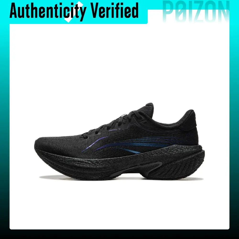Li Ning Woshi 4.0 Protective Edition Textile, Synthetic Leather Low top Sprint Running Shoes Men's Black ARSU061-3
