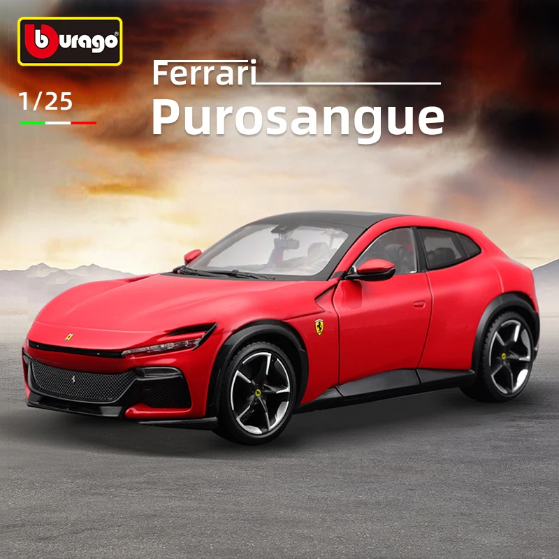 

Bburago 1:25 Ferrari Purosangue SUV Car Model Alloy Diecast Vehicles Toy Voiture Gifts Collectible