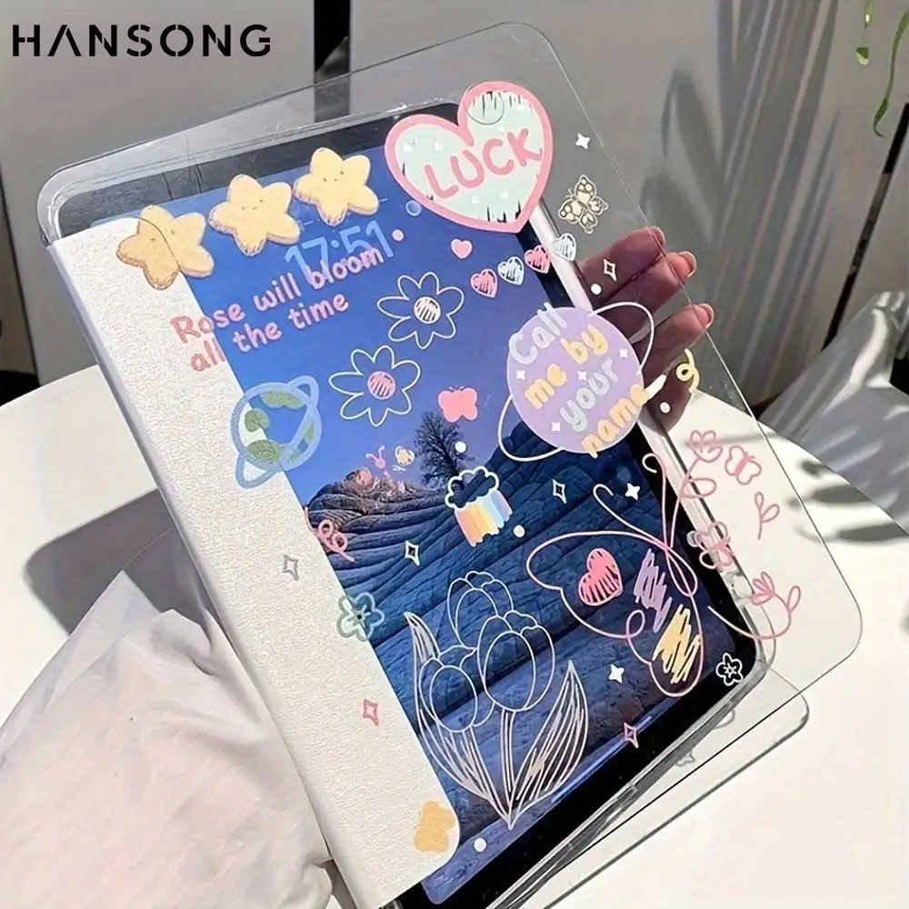 2026 Transparent Case for IPad  Pro Air 13 11 M3 M2 M4 2026 for IPad 11th A16 12.9 