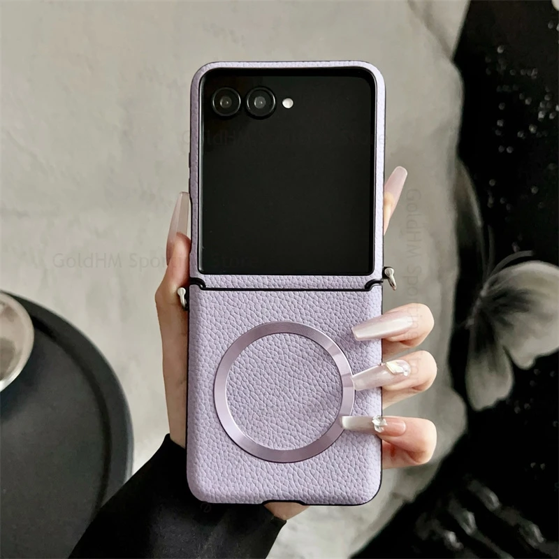 

Shell For Motorola Razr 60 Ultra 5G Leather For Magsafe Phone Magnetic Case For Moto Razr 50 Ultra Magsafing Cover Razr 60 Ultra